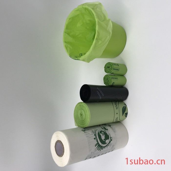 定制批发 全生物降解垃圾袋 一次性环保垃圾袋 家用厨余 分类垃圾袋可降解塑料袋图4