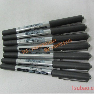 供应Mitsubishi三菱UB-150签字笔 黑色中性笔 钨碳滚珠 金属笔夹