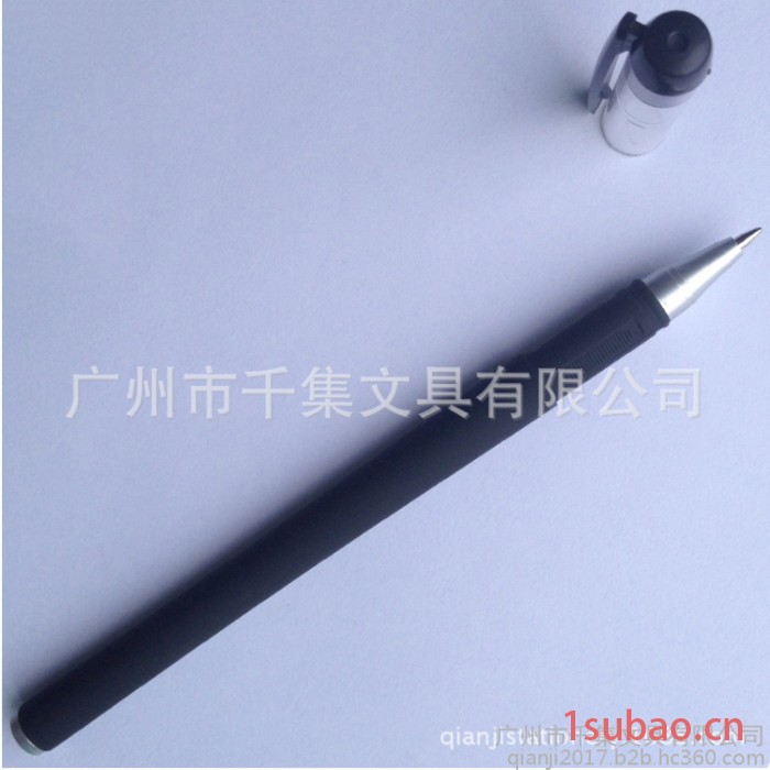 千集文具 签字笔 新款广告促销黑色中性笔 创意会议笔图3