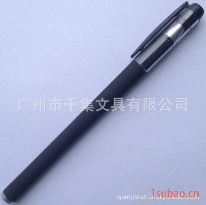 千集文具 签字笔 新款广告促销黑色中性笔 创意会议笔图5