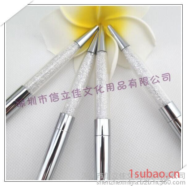 信立佳**金属圆珠笔 金属水晶圆珠笔 灌钻水晶笔中性笔 精美天鹅水晶笔可印制LOGO图3