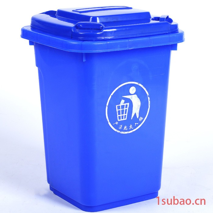 环保垃圾桶 30L翻盖环卫垃圾桶 加厚户外PE塑料垃圾桶小区街道学校居民区图3