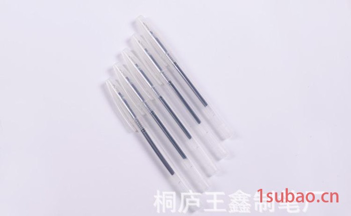 【直销】中性笔，办公笔，广告笔CG透明塑料笔，质量保证图3
