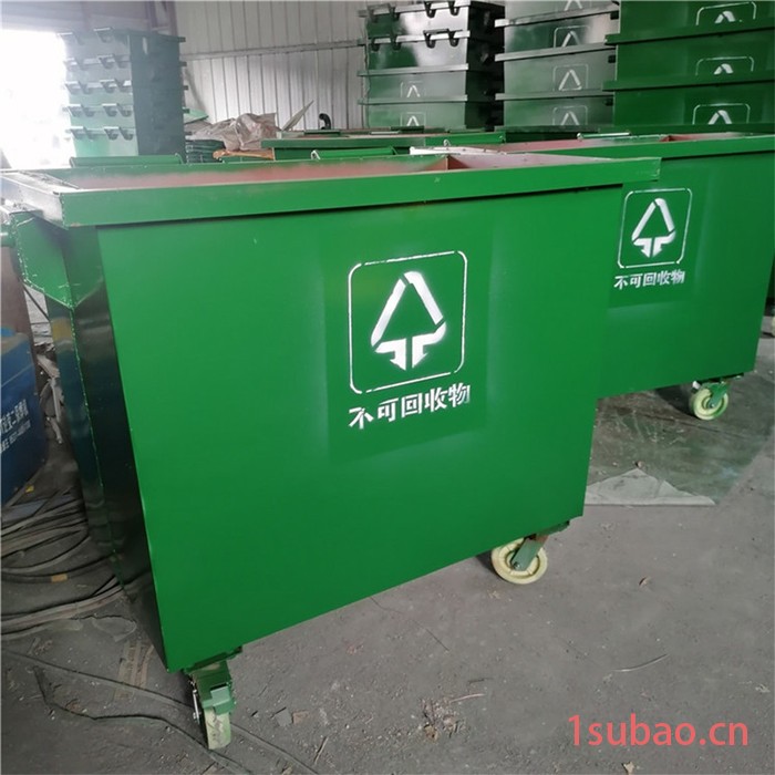 盈利 垃圾桶YL-006 环保垃圾桶 可定制尺寸垃圾桶 660L镀锌钢板垃圾桶 厂家可定制图2