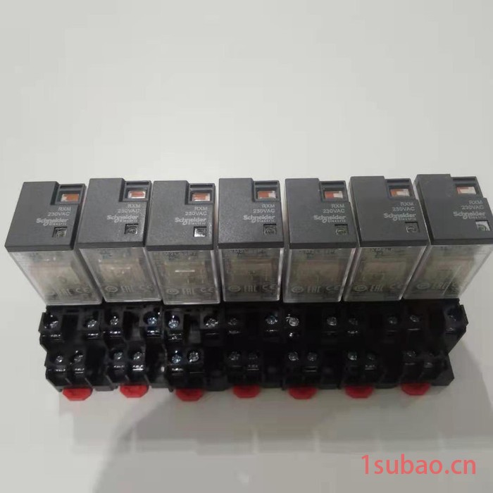 Schneider/施耐德 中间继电器RXM4LB2P7 RXM4AB2BD 小型继电器图2