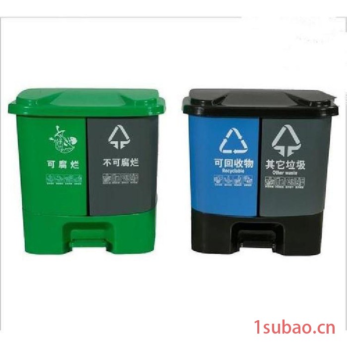 脚踏式分类垃圾桶 脚踏式垃圾桶 星奥体育 货源充足图2