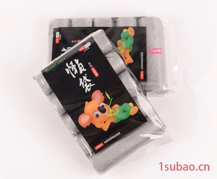 懒袋 5卷装钢袋厨房用加厚垃圾袋防漏防异味垃圾袋图4