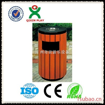 广州奇欣QX-149C 分类垃圾桶 环卫垃圾桶 木制垃圾桶 ** 果皮箱 垃圾箱 社区环保设施 分类垃圾桶