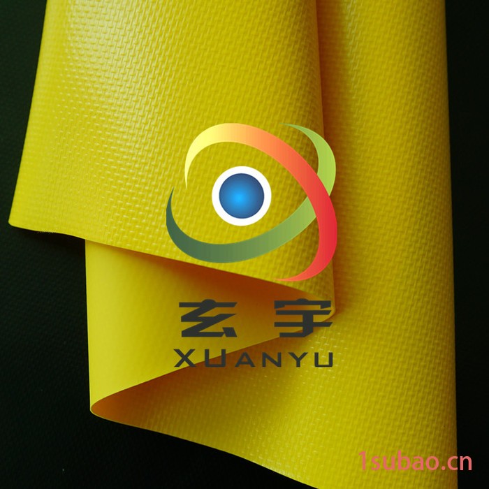 浙江工厂2.1米宽度PVC透明蓝夹网布 蓝色透明网格布 文件袋图7