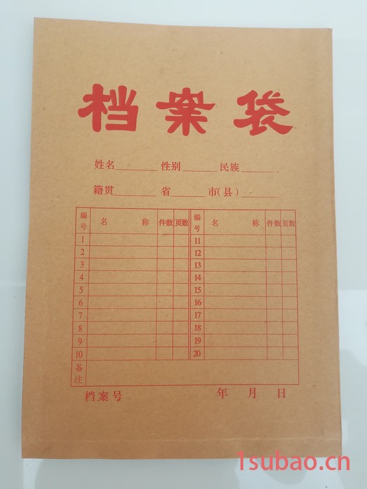 河北驰威** 档案袋 文件袋 档案专用档案袋 文件袋 病例档案袋图2
