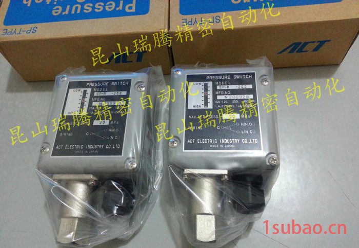 ACT压力开关SP-R-200(现货)ACT压力继电器图2