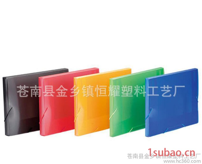**出厂】塑料文件盒 透明磨砂空壳文件袋订制图3