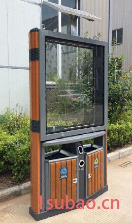 宿迁生产户外广告垃圾桶 户外广告垃圾箱直接 MY-528图2