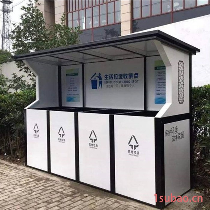 宿迁铭扬 分类垃圾亭 可以根据可以需求定做 量大价优 加工 公共垃圾桶 广告牌垃圾分类亭 户外宣传栏 欢迎订购图2