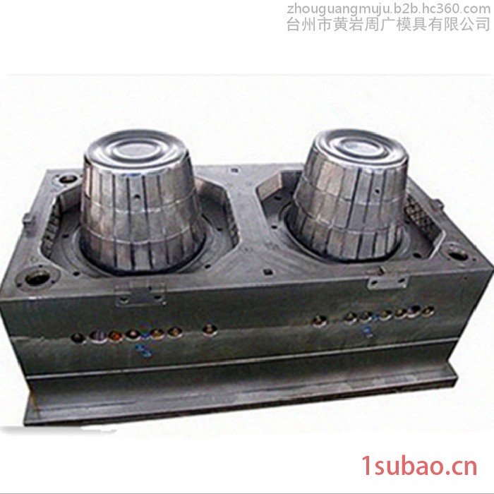 浙江居家用品垃圾桶模具设计 垃圾蒌模具注塑加工 3D打印快速成型经济模图2