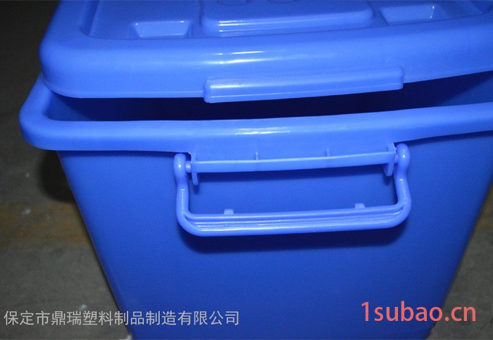 240l环卫垃圾桶  衣物整理箱食品级材料玩具收纳箱　周转箱　带轮图4