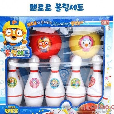 韩国进口 儿童玩具小企鹅益智玩具  保龄球玩具