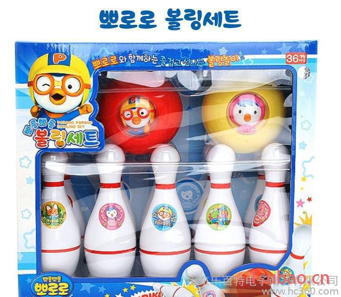 韩国进口 儿童玩具小企鹅益智玩具  保龄球玩具图2