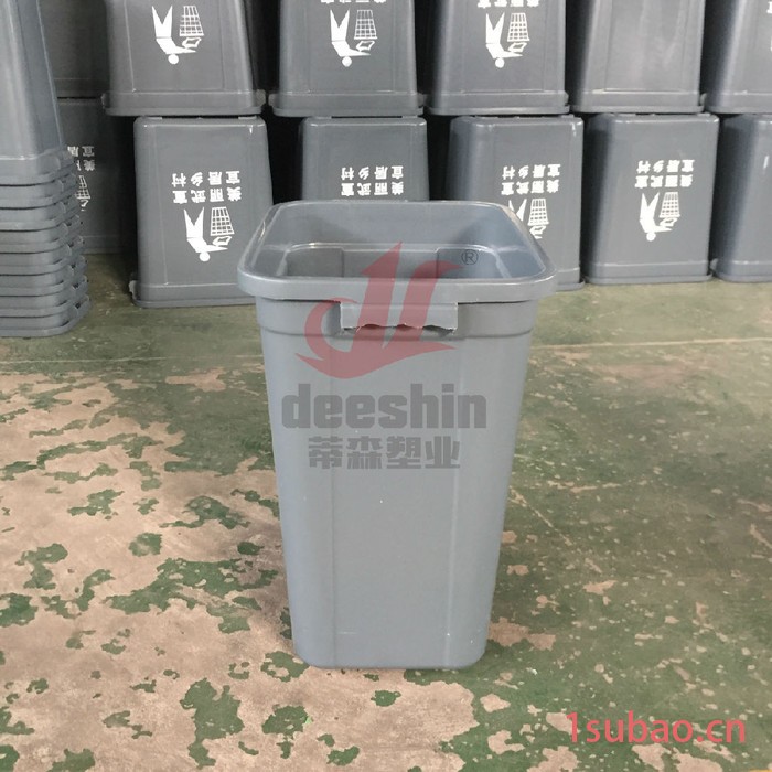厂家专业生产20L弹盖塑料垃圾桶 室内垃圾桶桶 办公垃圾桶图4