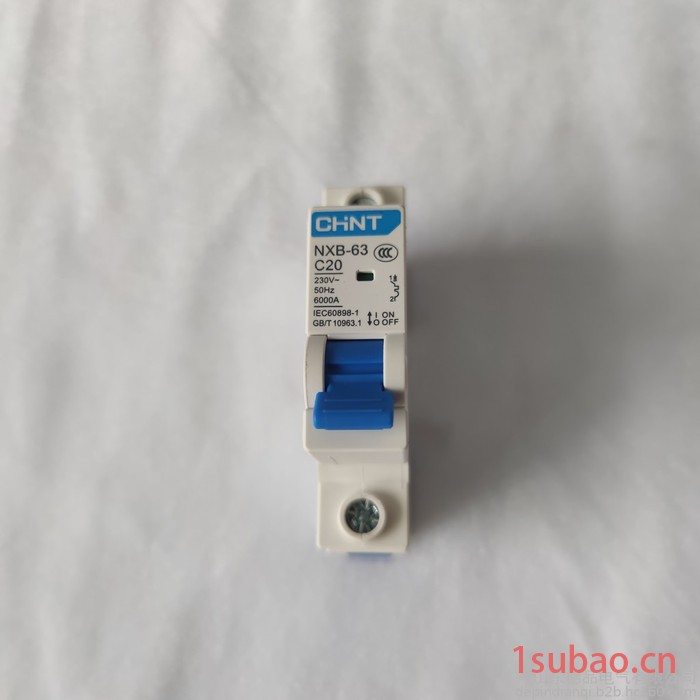 chint/正泰电器集团NXB-1P/C20A 导轨式单1P空气开关20A家庭入户终端配电断路器 Chint正泰电器图7