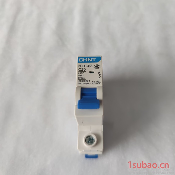 chint/正泰电器集团NXB-1P/C20A 导轨式单1P空气开关20A家庭入户终端配电断路器 Chint正泰电器图3