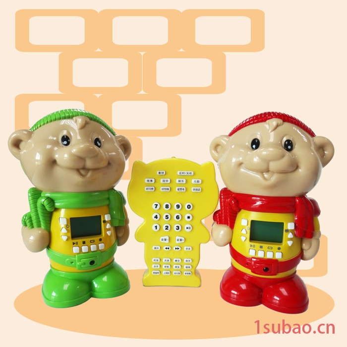供应音文秀益智儿童玩具圣诞鼠早教机