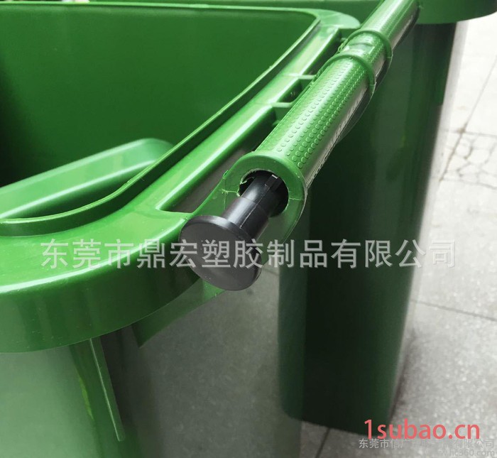 惠州博罗塑料环卫垃圾桶 垃圾分类桶 街道带轮塑胶垃圾桶图2