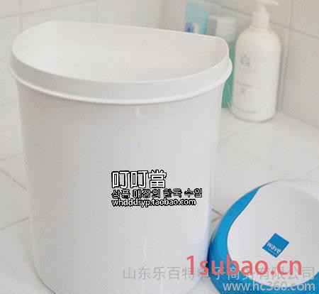 韩国进口昌信WAVE垃圾桶 家庭用大垃圾桶 7L图2