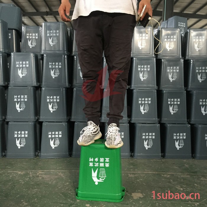 蒂森DS-20L塑料垃圾桶厂家 20升环保垃圾桶20L翻盖垃圾桶 摇盖塑料桶图3