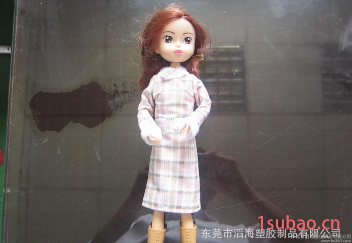 直销 加工订做 儿童玩具 可爱芭芘公主娃娃 可换衣服鞋帽包包图2