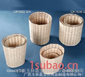 藤编垃圾桶 垃圾桶 铁线垃圾桶 日用品 n5图2