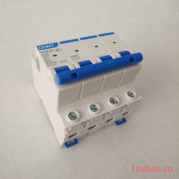 Chint/正泰NXB-4P/40A 导轨式4P空气开关40A断路器 Chint正泰电器小微型断路器图8