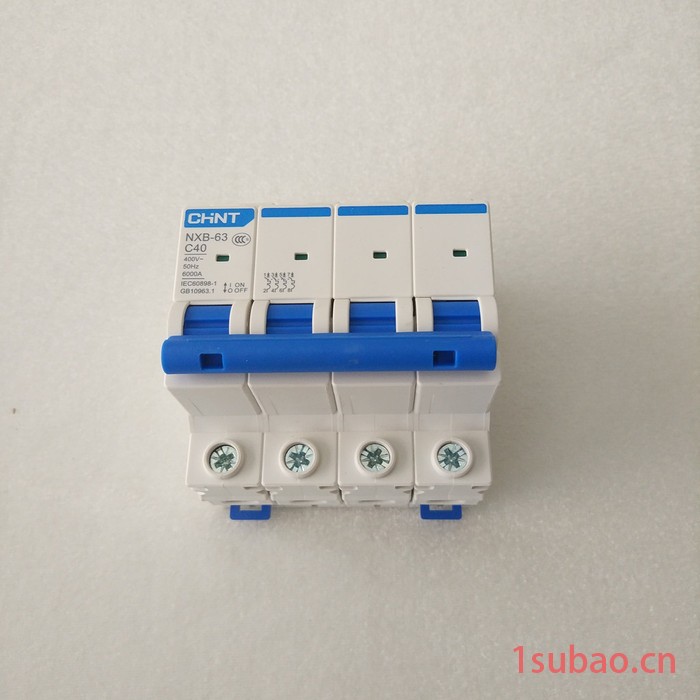 Chint/正泰NXB-4P/40A 导轨式4P空气开关40A断路器 Chint正泰电器小微型断路器图2