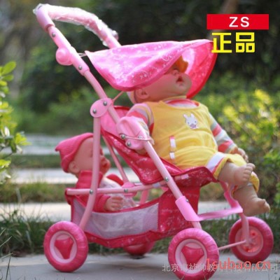 出口欧洲原单超值女孩仿真手推车娃娃过家家婴幼儿童玩具外贸