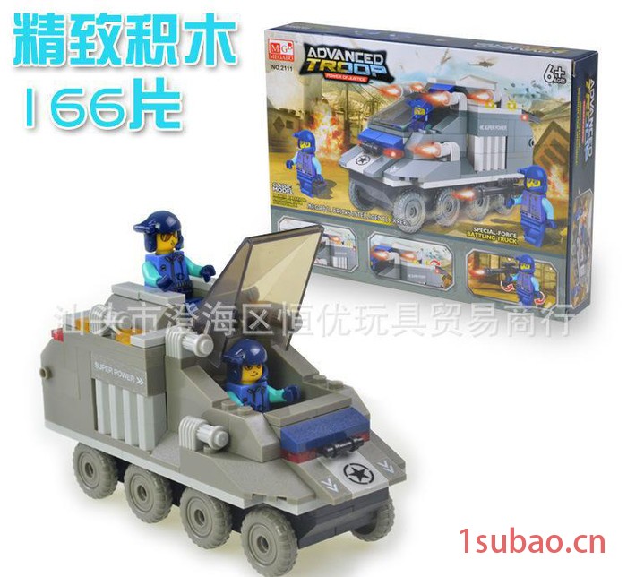 美高宝益智科教拼装积木 166片特遣战地车系列 儿童玩具 厂价直销图2