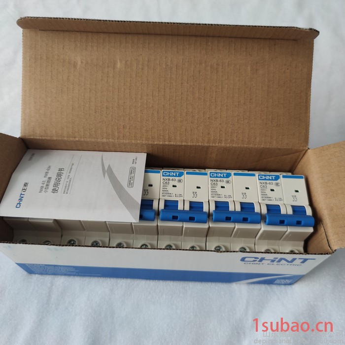 chint/正泰电器集团NXB-2P/C63A 导轨式单1P空气开关63A家庭入户终端配电断路器 Chint正泰电器图6