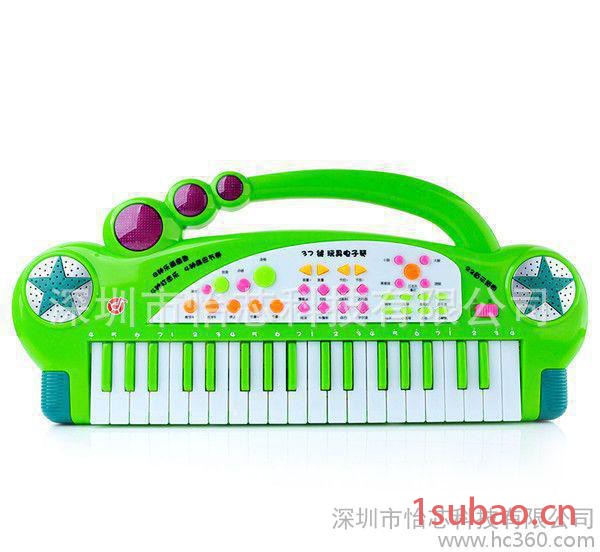 低价开发 37键 64键 电子琴 儿童玩具电子琴 语音芯片IC图2