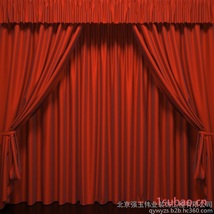 天津定做舞台幕布 定做电动幕布 手动幕布 会议桌布台布桌裙 电动会标 礼堂大幕图5