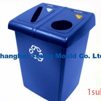滚塑垃圾桶 LLDPE塑料垃圾桶 可配套清洁车使用 滚塑模具
