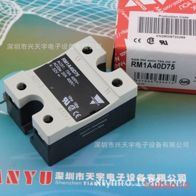 RM1A40D75固态继电器瑞士佳乐CARLO GAVAZZI