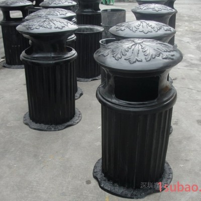 供应专业生产仿古木果皮桶 玻璃钢垃圾桶 户外垃圾桶 质量保证 可根据需要定做