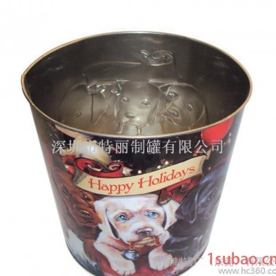铁桶 收纳桶 新款可爱垃圾桶 食品包装桶