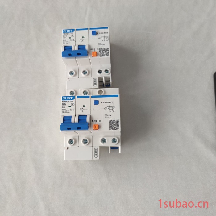 Chint/正泰电器集团NXBLE-32 2P/C32A 导轨式2P空气开关漏电断路器32A家庭入户终端图8