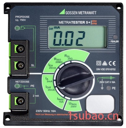 德国高美电器安规测试仪 绝缘耐压测试仪 泄露电流测试仪 metratester 5+/3p图4