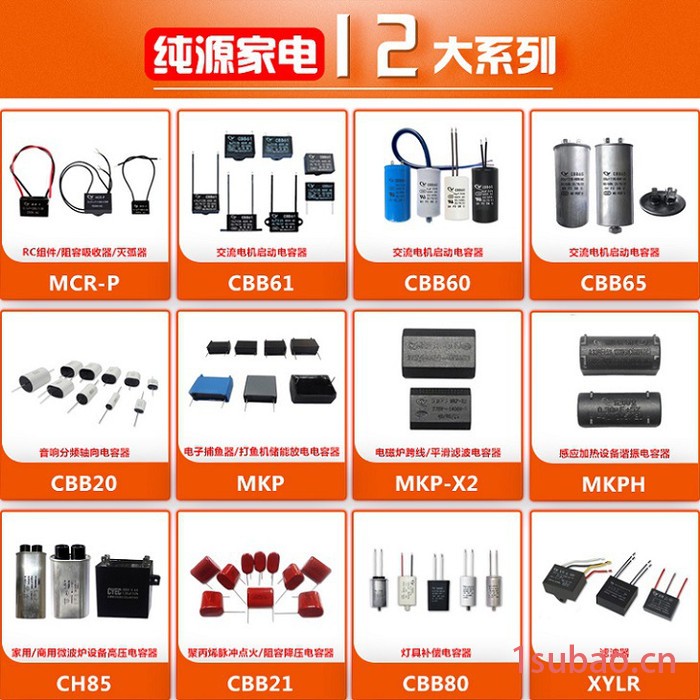 纯源【厂家批发】包封 点火 降压 节电器电容器定制 CBB21 104J630V 脚距20mm图2