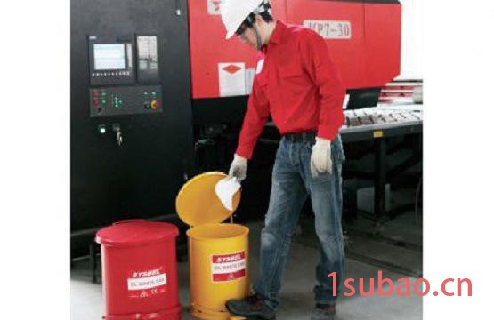 油渍弃物防火垃圾桶（10加仑/37.8升）产品定货号WA8109300Y图2