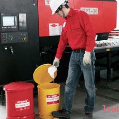 油渍弃物防火垃圾桶（6加仑/22.6升）产品定货号WA8109100Y