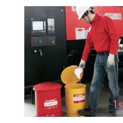 油渍弃物防火垃圾桶（10加仑/37.8升）产品定货号WA8109300
