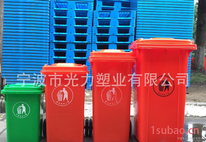 生产环保桶 全新料120L户外环保桶 环卫桶 塑料垃圾桶图3
