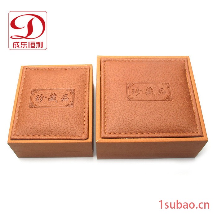首饰盒 珠宝盒 皮革仿皮盒新款 家居收纳便携皮盒修甲工具盒图2
